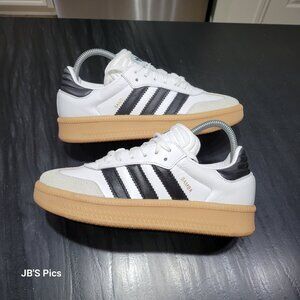 Adidas Originals Samba XLG J White Black Gum Size 6 Big Kids Size 7 Women